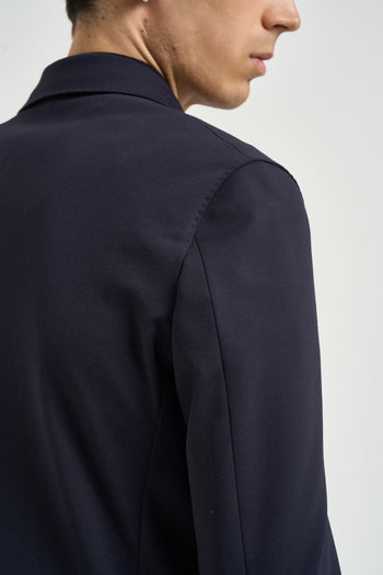 Giacca uomo doppiopetto blu navy - 7