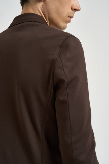Giacca uomo doppiopetto marrone - 6