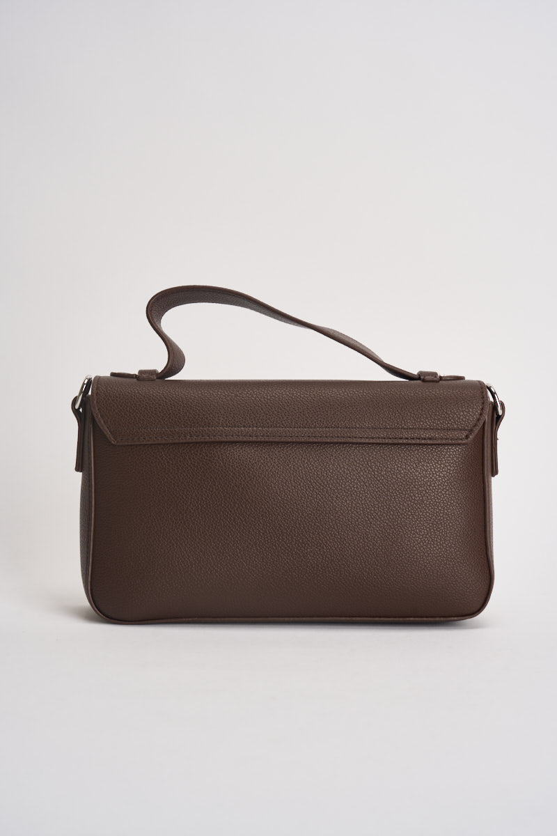 Borsa donna a cartellina marrone VES002 T.MORO VIVIENNE D 