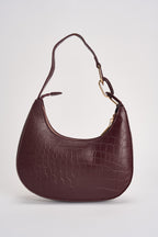 Borsa donna mezzaluna bordeaux VRI002 BORDEAUX VIVIENNE D 