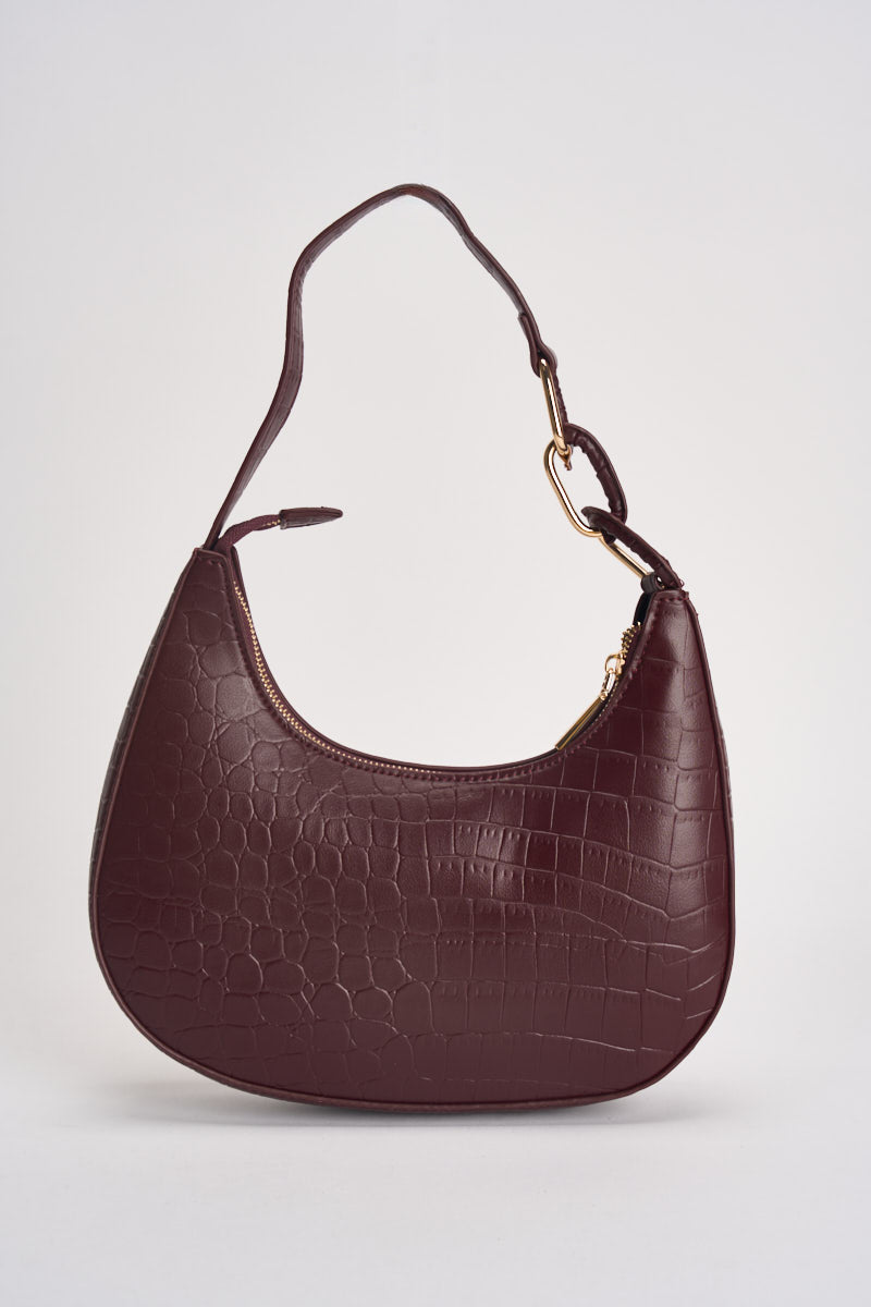 Borsa donna mezzaluna bordeaux VRI002 BORDEAUX VIVIENNE D 