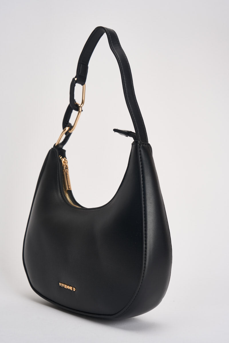 Borsa donna mezzaluna nera VRI002 NERO VIVIENNE D 
