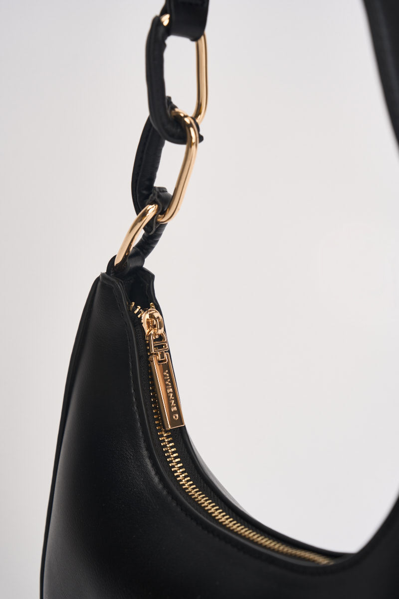 Borsa donna mezzaluna nera VRI002 NERO VIVIENNE D 