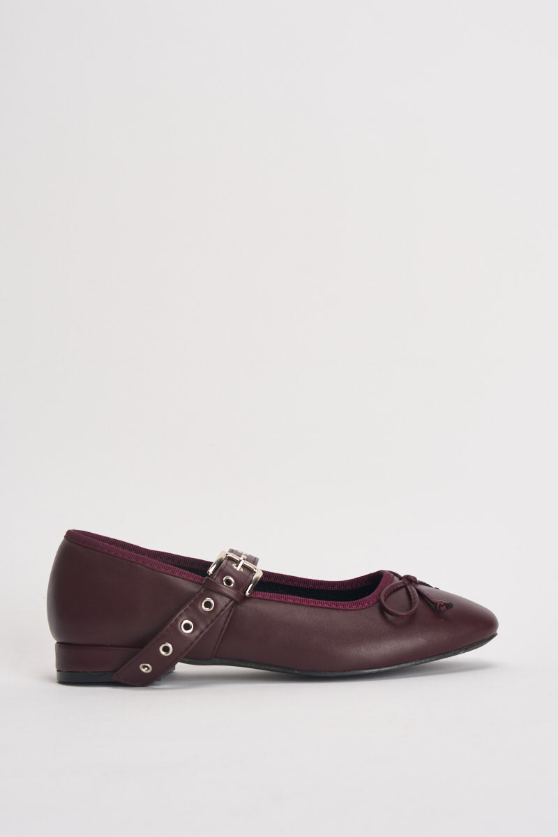 Ballerine donna in ecopelle bordeaux VST027 BORDEAUX VIVIENNE D 