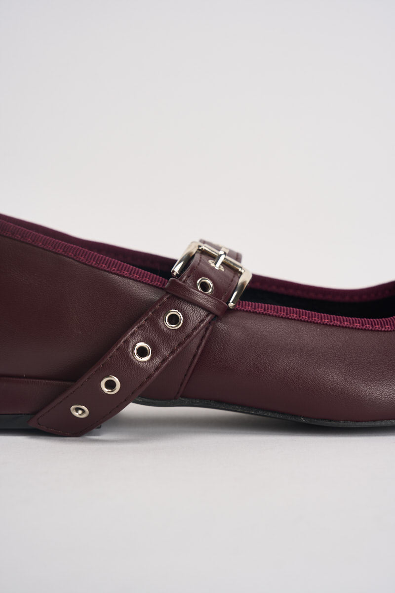 Ballerine donna in ecopelle bordeaux VST027 BORDEAUX VIVIENNE D 