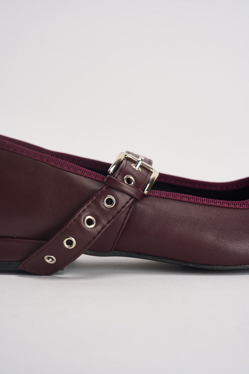 Ballerine donna in ecopelle bordeaux VST027 BORDEAUX VIVIENNE D 