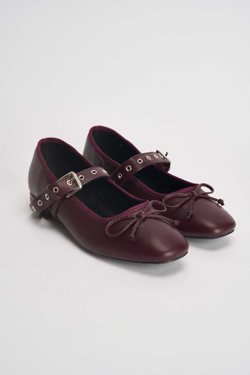 Ballerine donna in ecopelle bordeaux VST027 BORDEAUX VIVIENNE D 