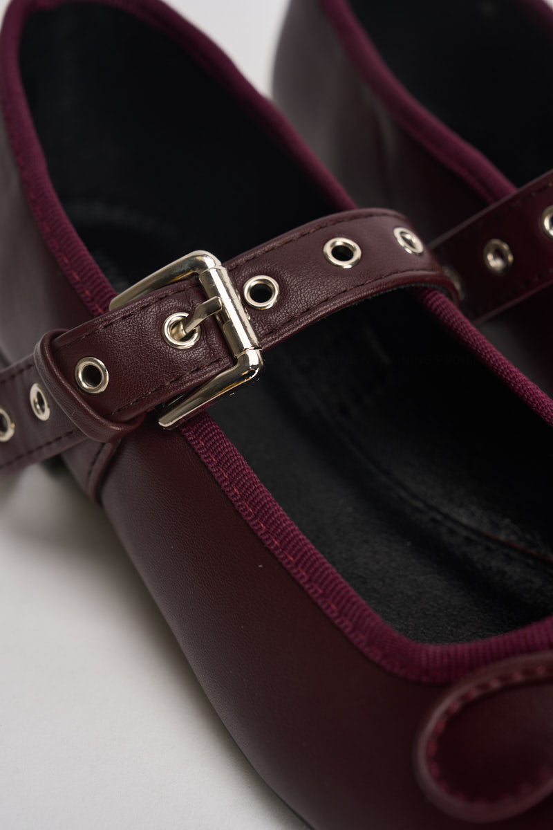 Ballerine donna in ecopelle bordeaux VST027 BORDEAUX VIVIENNE D 