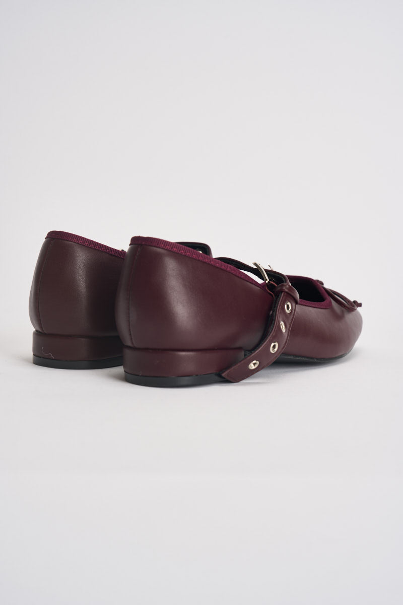 Ballerine donna in ecopelle bordeaux VST027 BORDEAUX VIVIENNE D 