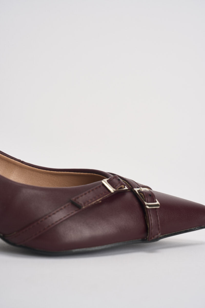 Décolleté donna con cinturini bordeaux VST028 BORDEAUX VIVIENNE D 