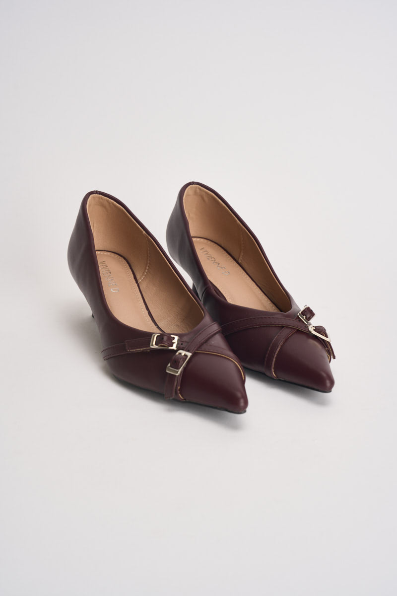 Décolleté donna con cinturini bordeaux VST028 BORDEAUX VIVIENNE D 