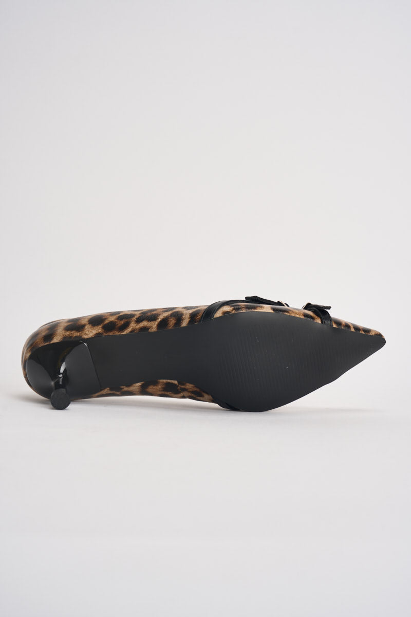 Décolleté donna animalier con cinturini VST028 MACULATO VIVIENNE D 