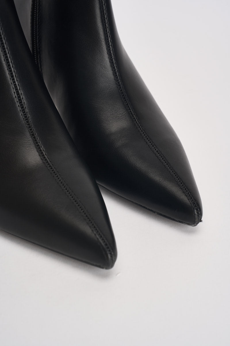 Stivaletti donna con tacco nero VST033 NERO VIVIENNE D 