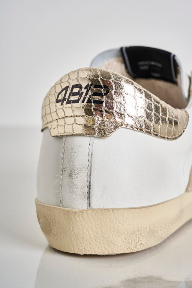 4B12 women's leather sneakers