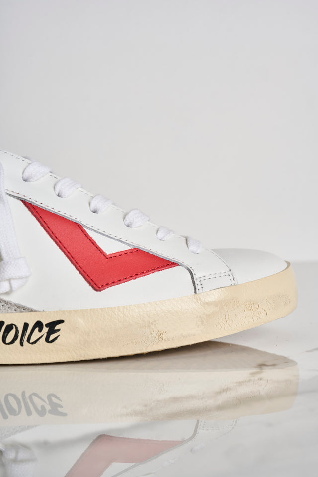 4B12 men's sneakers in leather and "Get your Choice" lettering