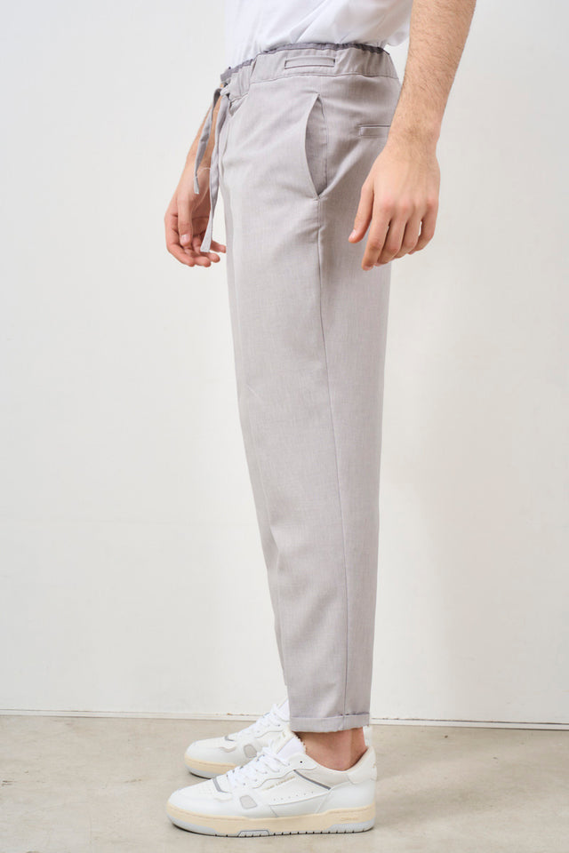 Men's trousers with drawstring