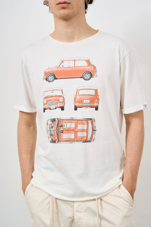 Men's T-shirt with print on the front