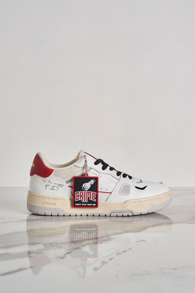 Sneakers uomo OFF COURT OG bianche rosse