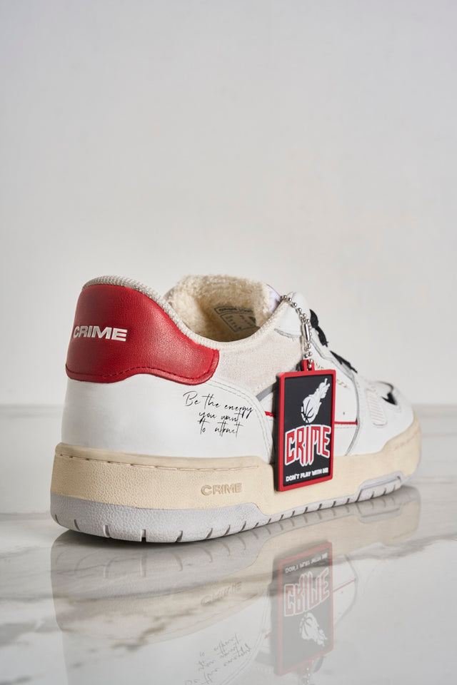 Sneakers uomo OFF COURT OG bianche rosse