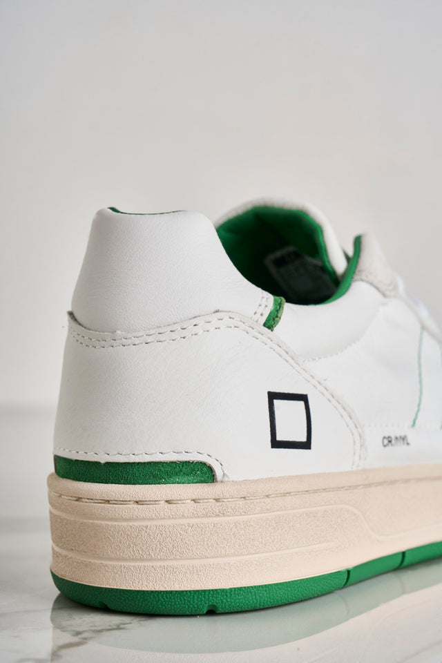 Sneakers uomo Court 2.0 Nylon bianco e verde