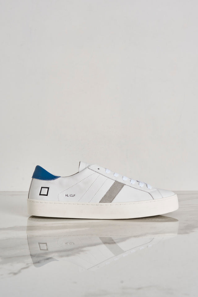 Hill Low calf blue and gray men's sneakers