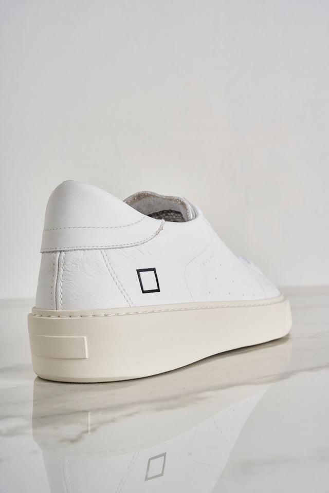 Levante calf men's sneakers in white