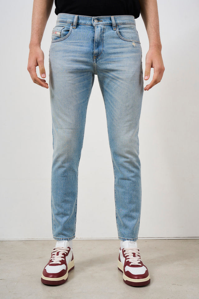 Jeans uomo slim 2019 D-strukt blu chiaro