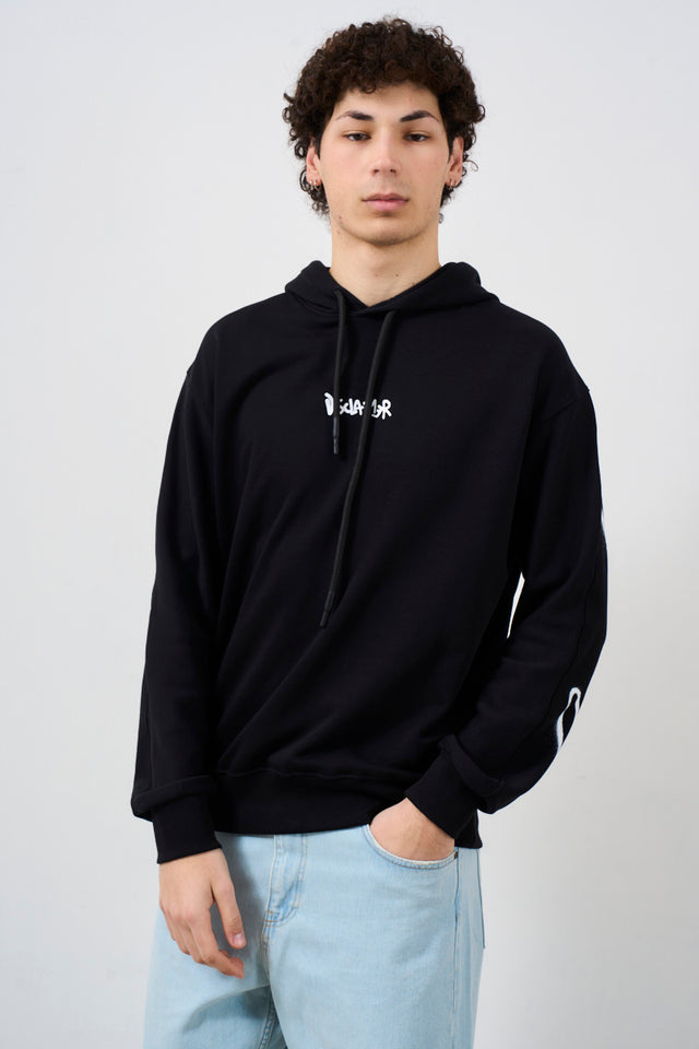 DISCLAIMER Men's sweatshirt with logo print on the back