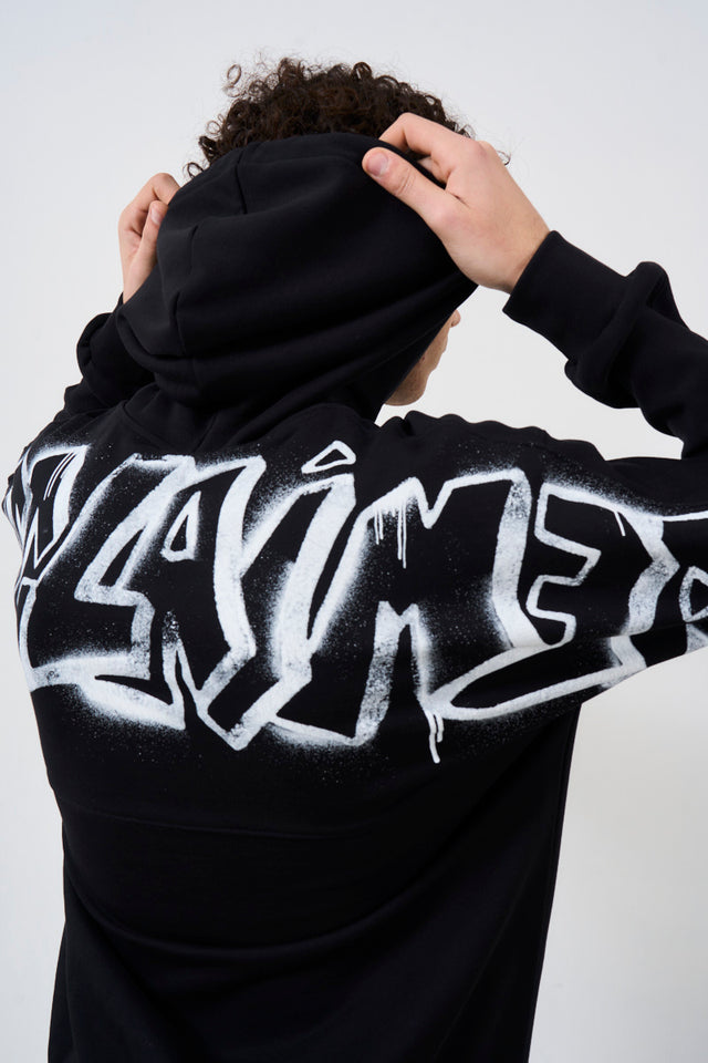 DISCLAIMER Men's sweatshirt with logo print on the back