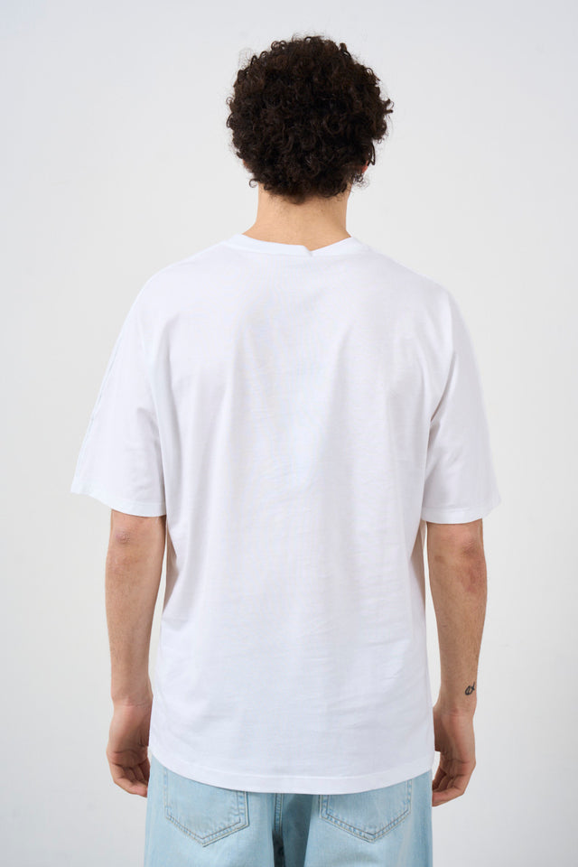 DISCLAIMER Men's T-shirt with logo print on the front