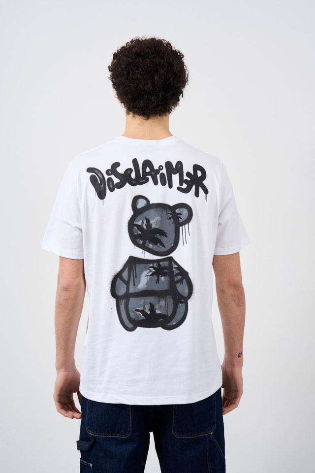 DISCLAIMER Men's t-shirt with print on the back