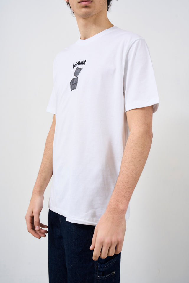 DISCLAIMER Men's T-shirt with logo print on the back<br>