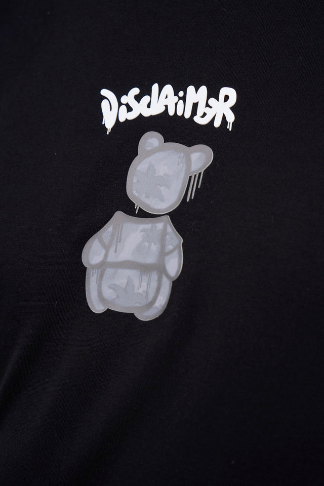 DISCLAIMER Men's T-shirt with logo print on the back<br>