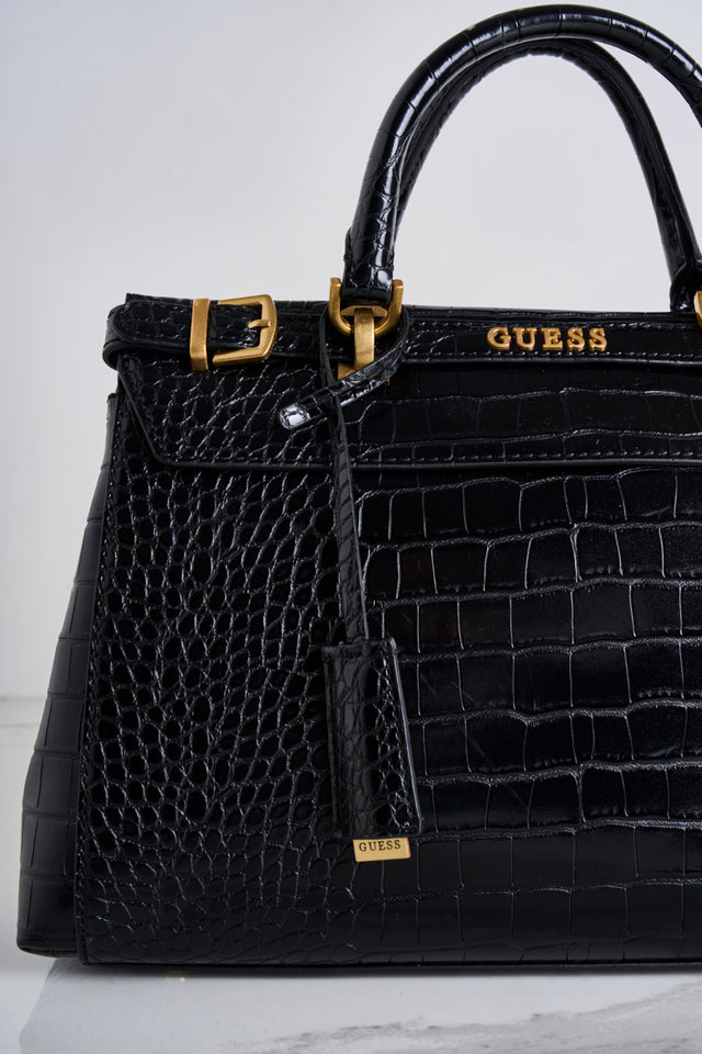 GUESS Women's crocodile print handbag