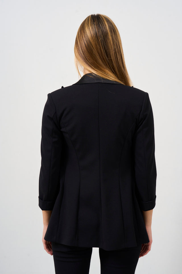 IMPERIAL Single-color double-breasted women's blazer