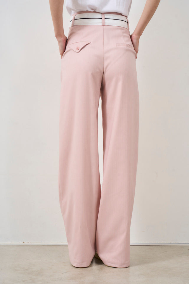 IMPERIAL Women's palazzo trousers with pleats