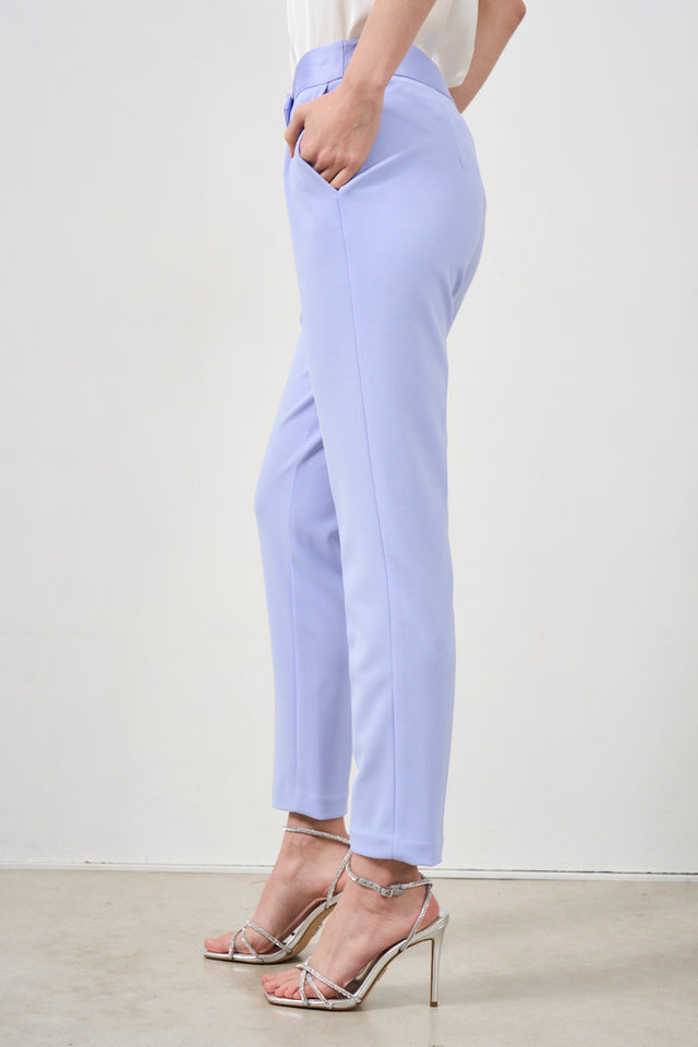 IMPERIAL Pantalone donna straight monocolour con tasche verticali
