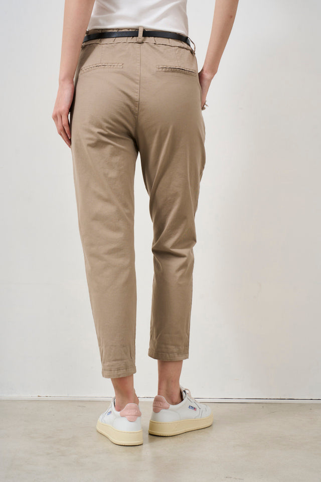 INCLOTH Pantalone donna in cotone con cintura