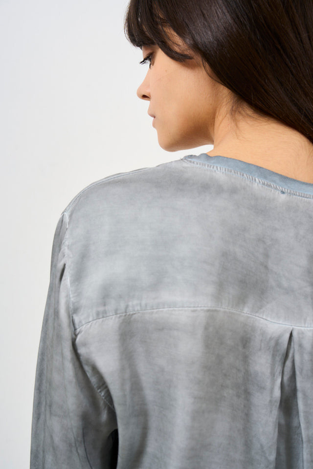 Women's faded effect blouse