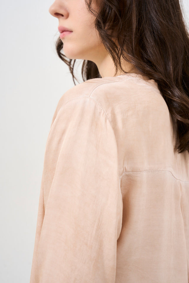 Women's faded effect blouse