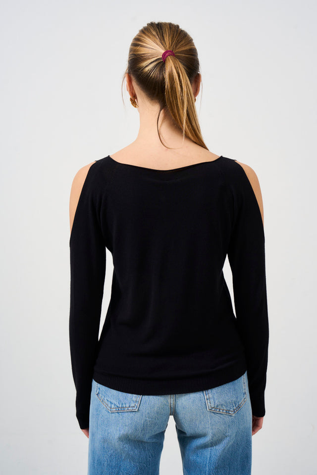 KONTATTO Women's sweater with cut-out