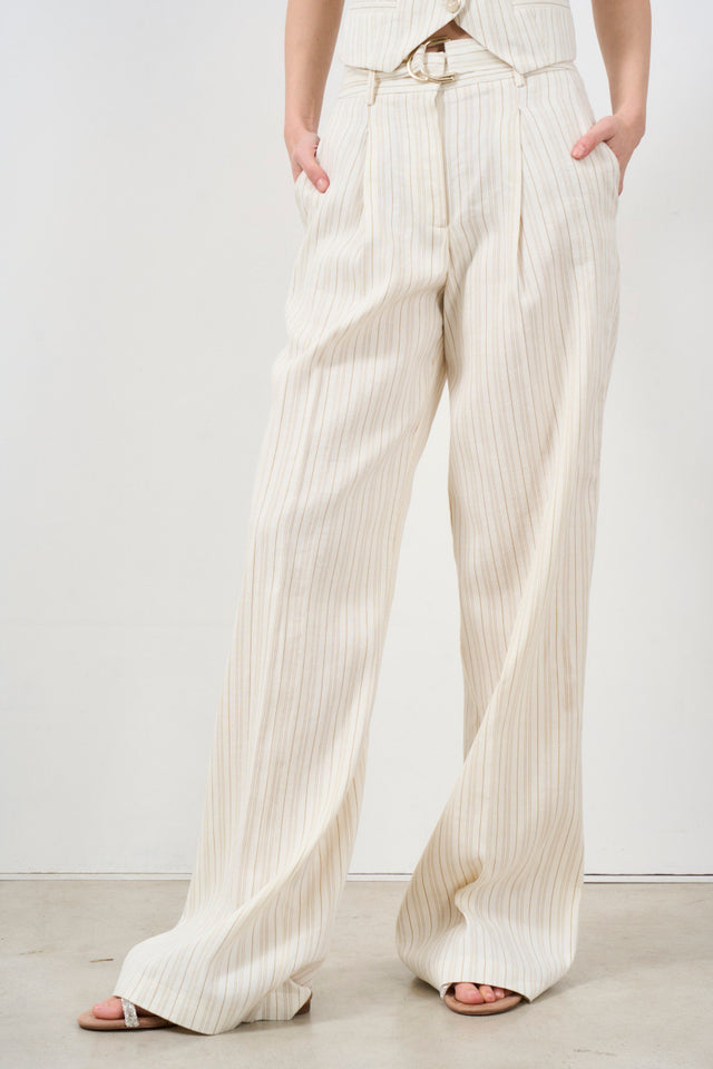 LIU JO Women's pinstriped trousers