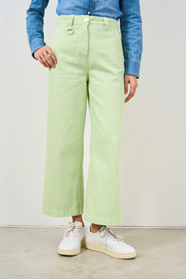 LIU JO Women's straight cropped trousers