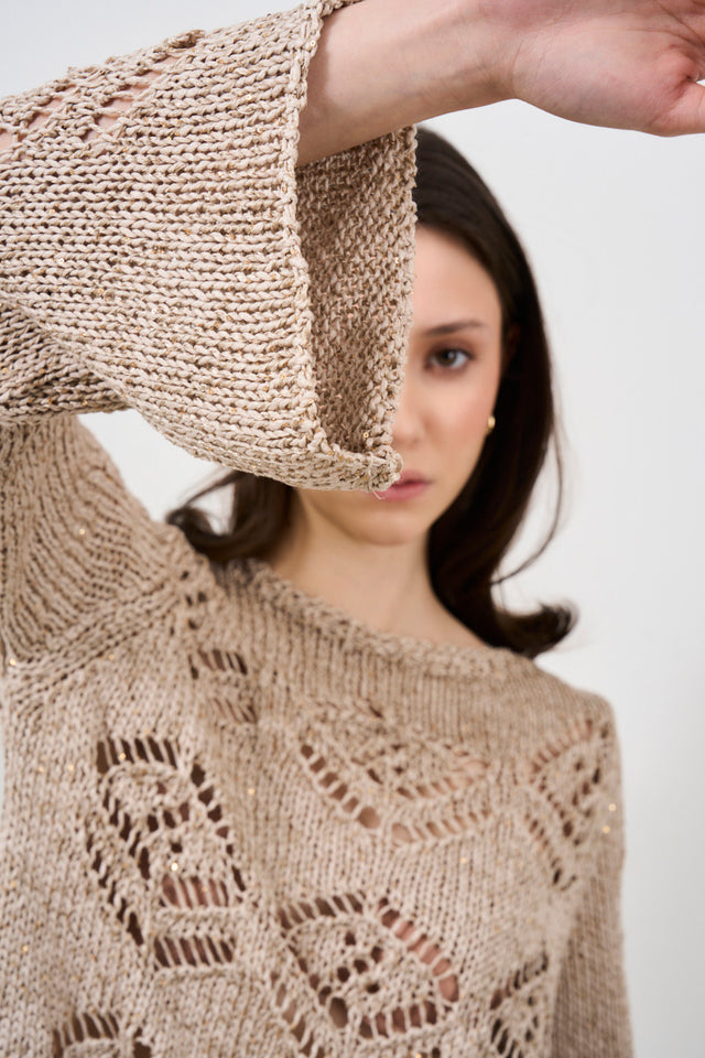 Crochet women's sweater