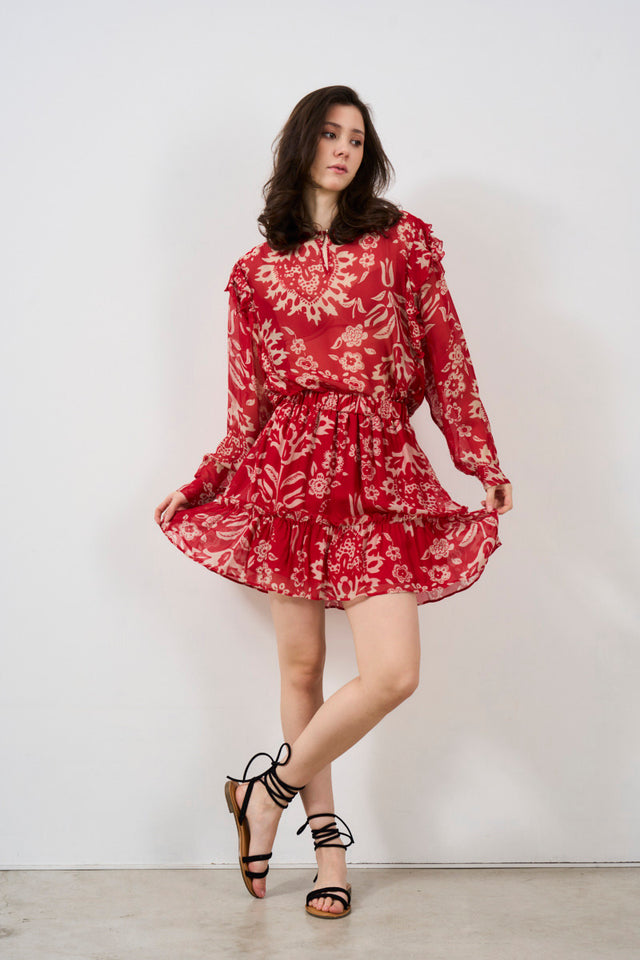 LIU JO Women's printed silk blend blouse<br><br>