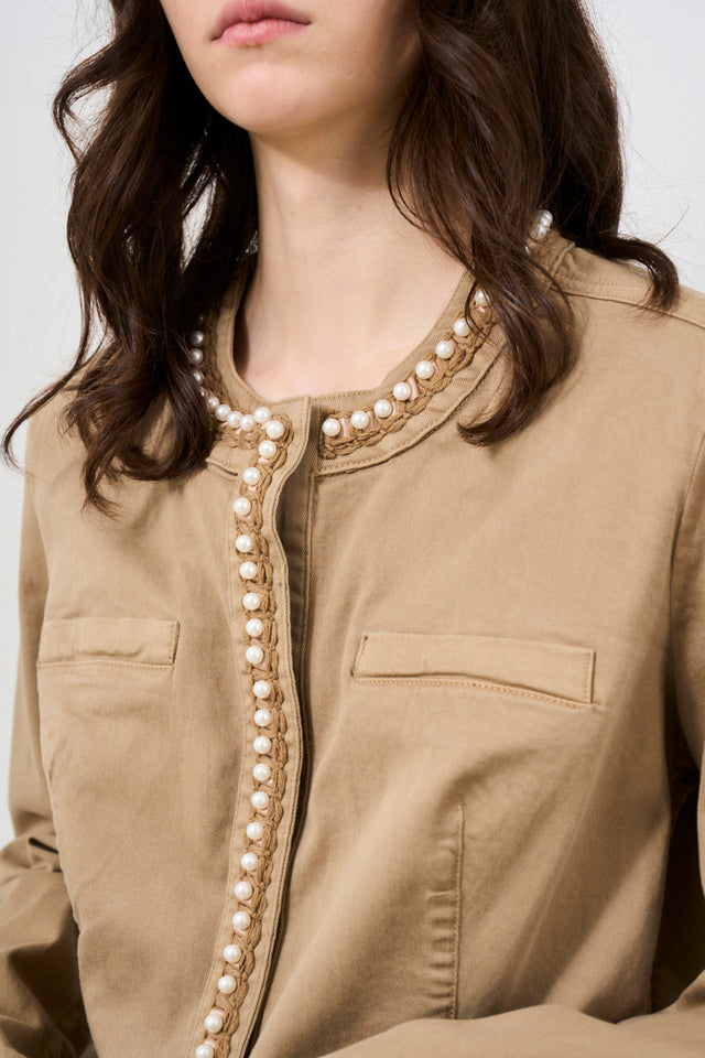 Kate women's jacket with pearls