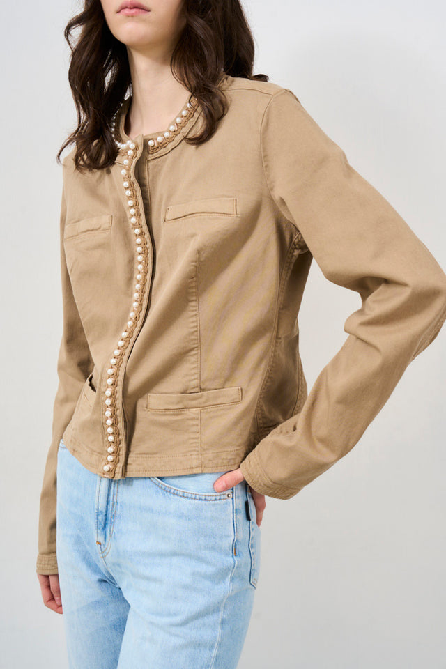 Kate women's jacket with pearls