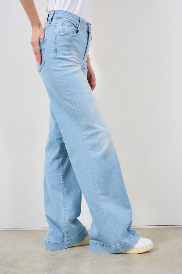 LIU JO Women's stretch flare jeans<br><br>