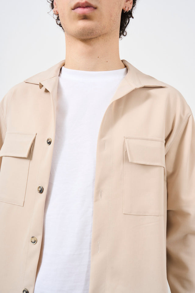 Men's overshirt with pockets