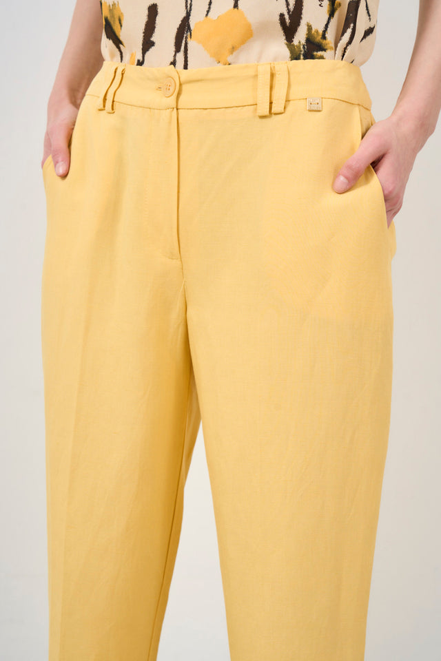 MANILA GRACE Straight women's trousers